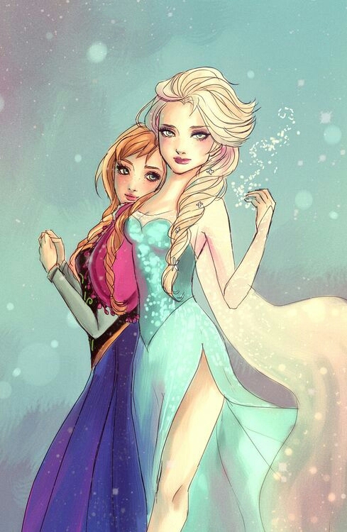 Princess Anna and Queen Elsa