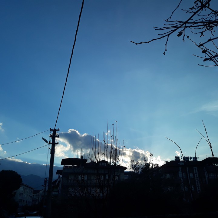 blue sky