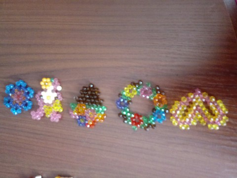 aquabeads kwiaty wieniec serce bukiet królik zając