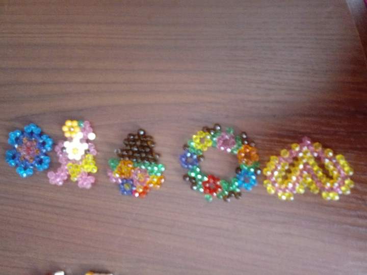 aquabeads kwiaty wieniec serce bukiet królik zając