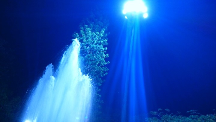 #fountain #shiny night