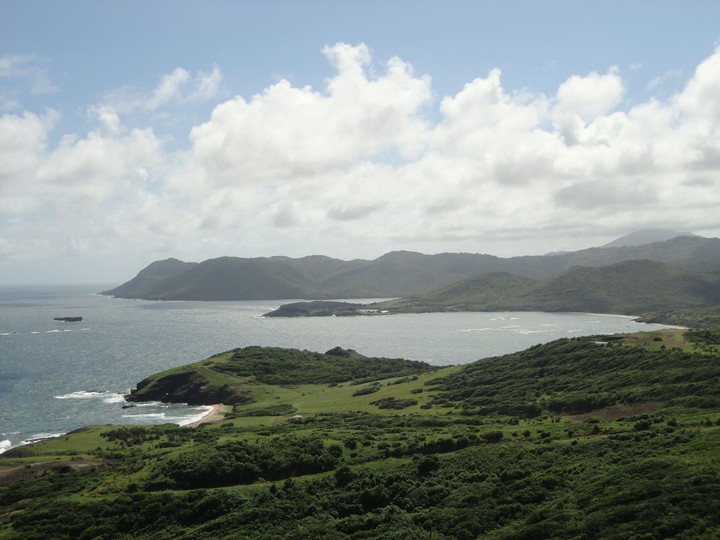 Green mountains of St. Lucia