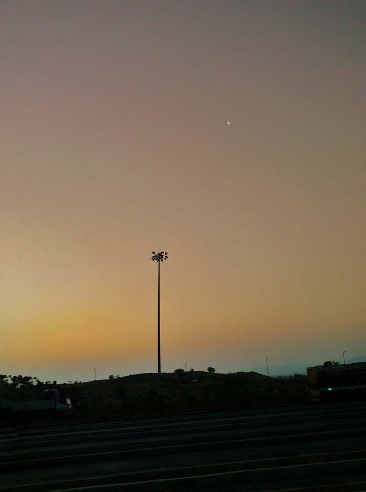 The last breath of the moon
