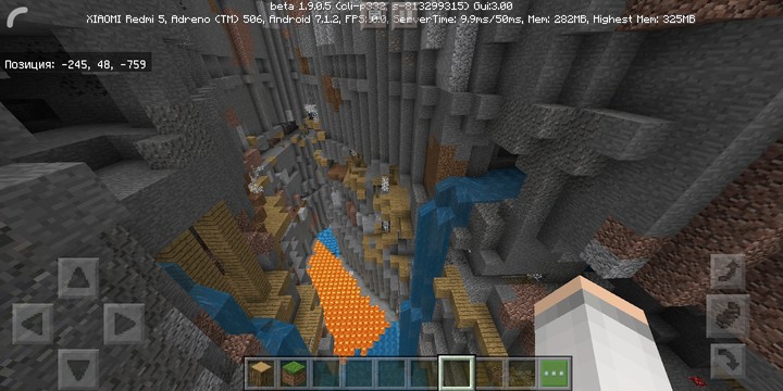 abandoned mineshaft in a huge ravine