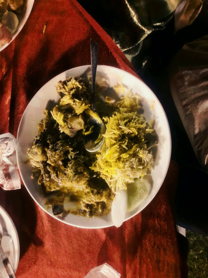 the mutton biryani