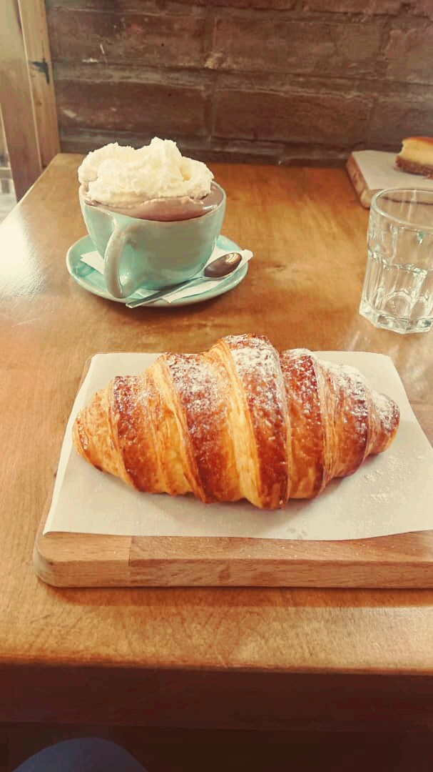 cake and coffee