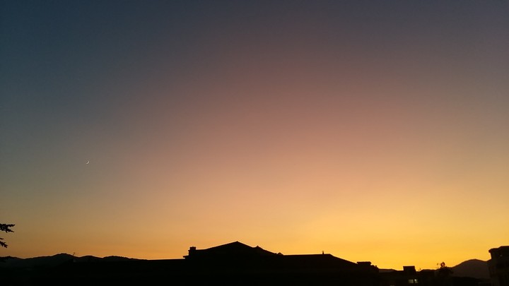 Moon & Sunset