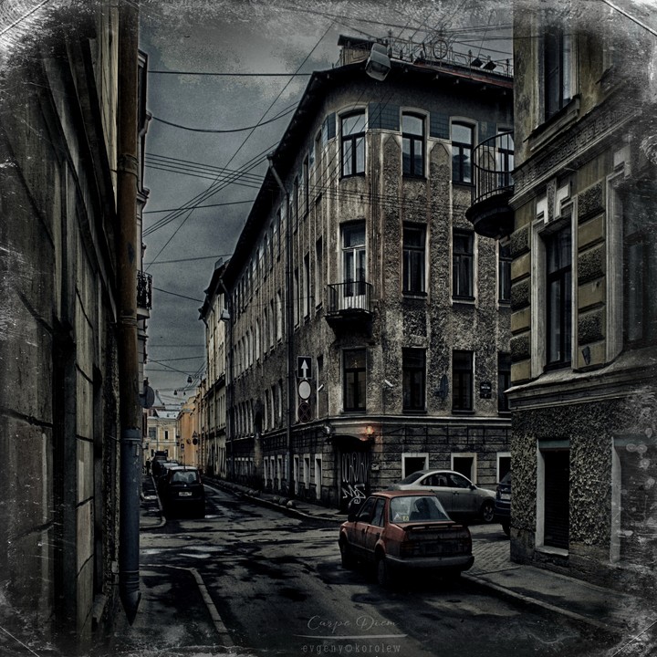 ночь..улица..фонарь