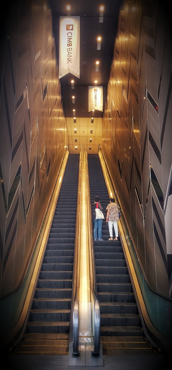 going up