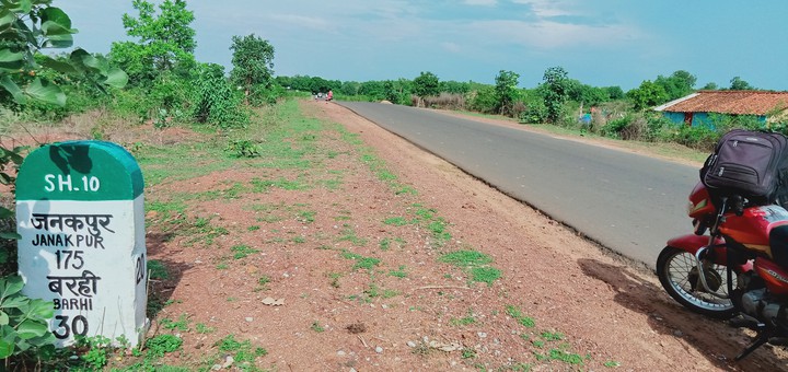 Road to town....