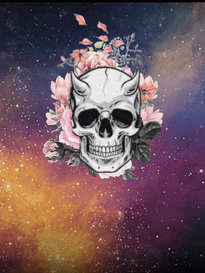 rose and skeleton