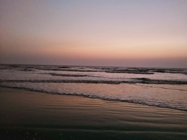 sunset at beach
