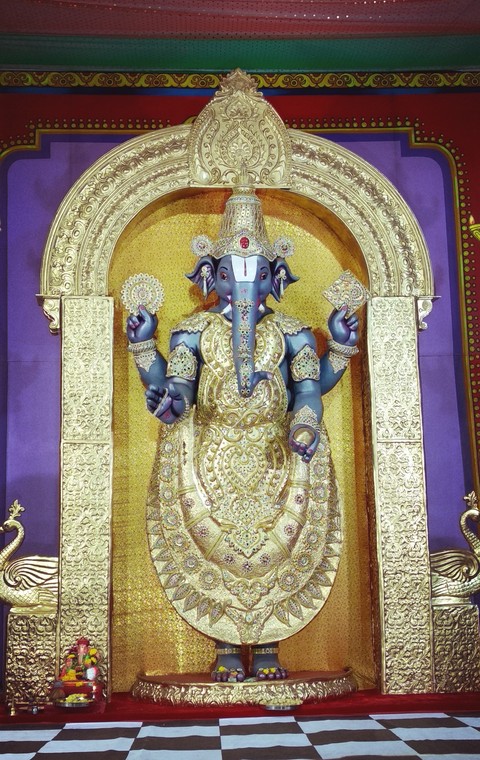 Ganesh idol at Pandal