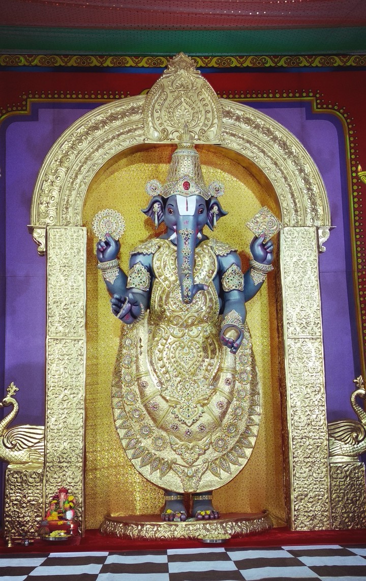 Ganesh idol at Pandal