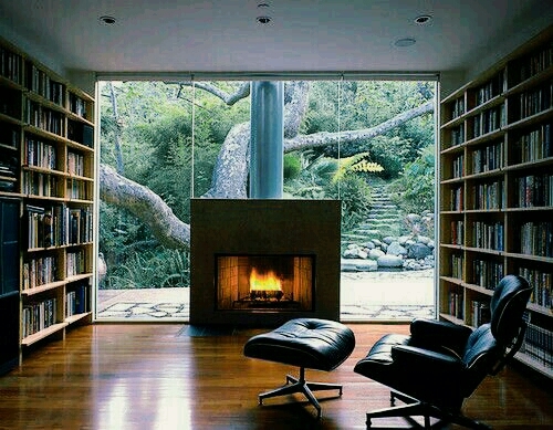 seat somewhere with books 