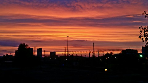 color sunset