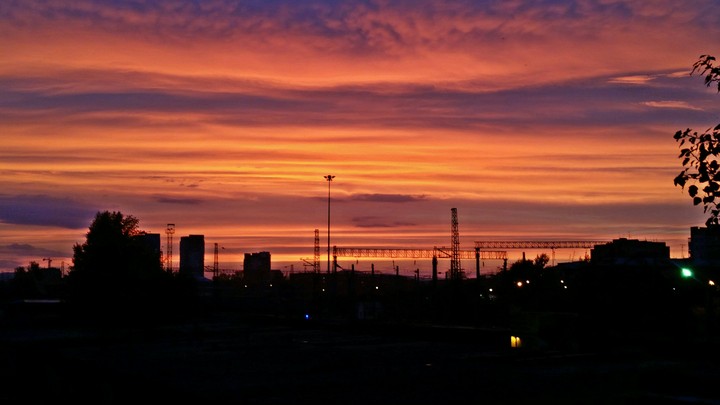color sunset