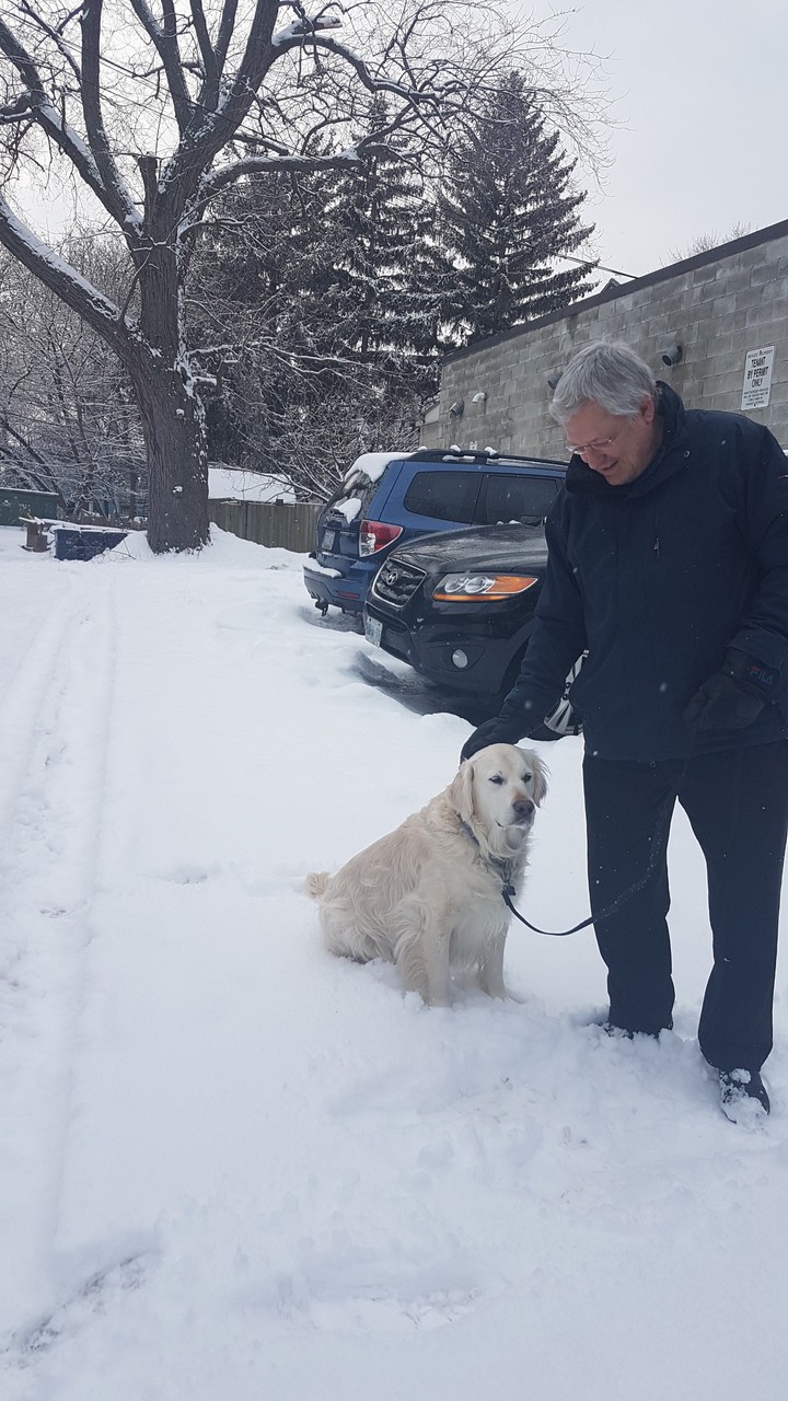 snow day with Oliver