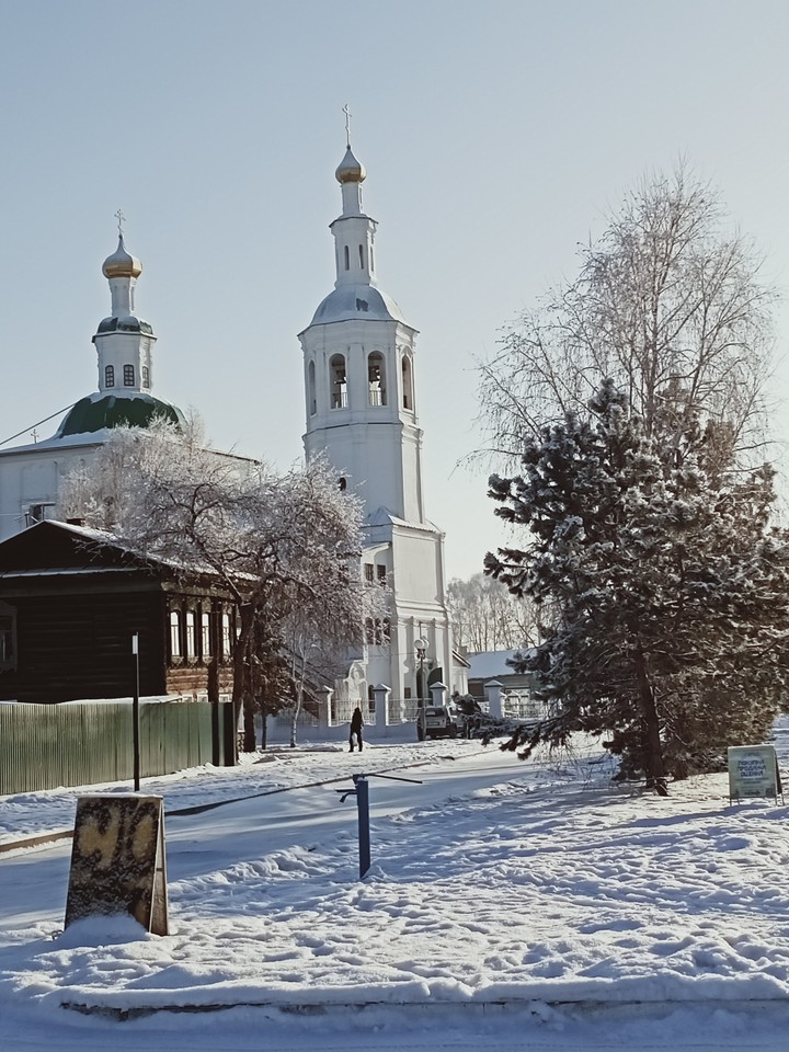 Спасская церковь город Тара
