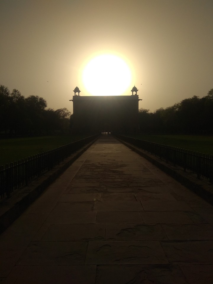 A pleasent sunset over the gateway