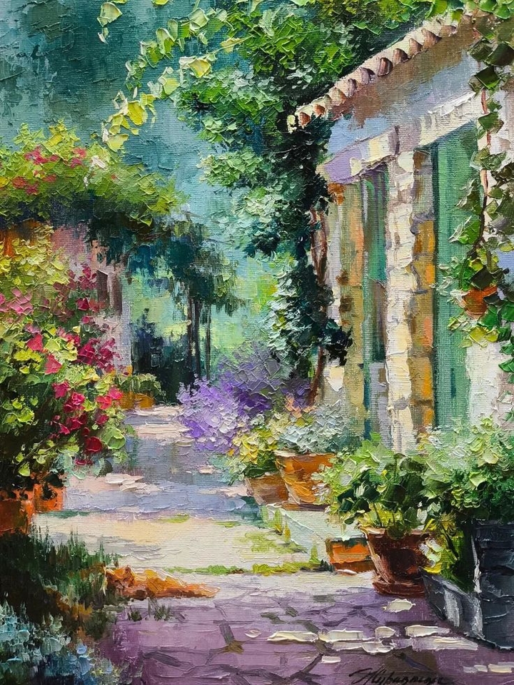 papéis de parede paint, floristry