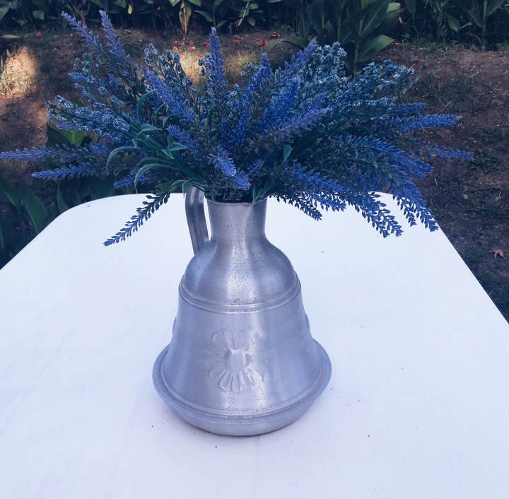 Purple vase