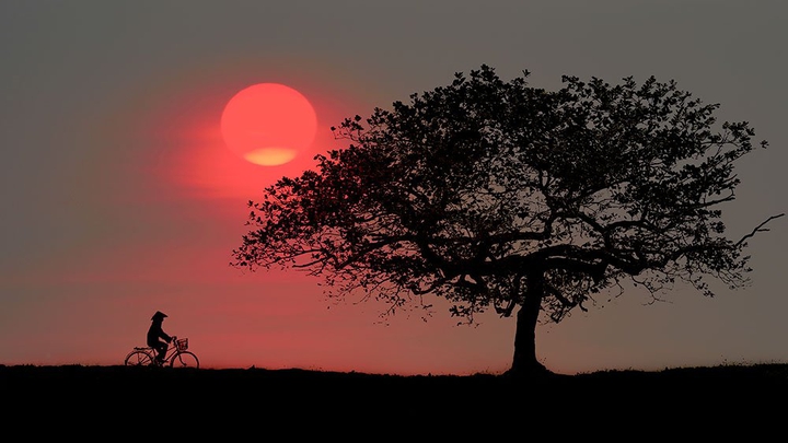 sunset...