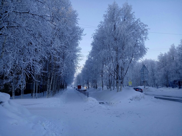 начало мороза
