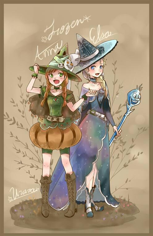 Frozen Anna and Elsa