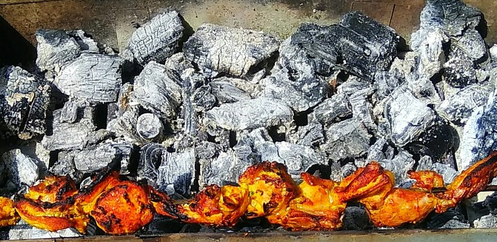 Charcoal chicken