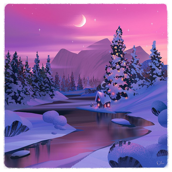 In winter