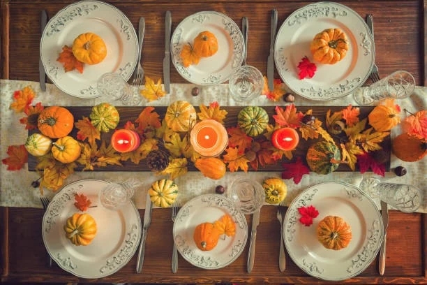 autumn table setting