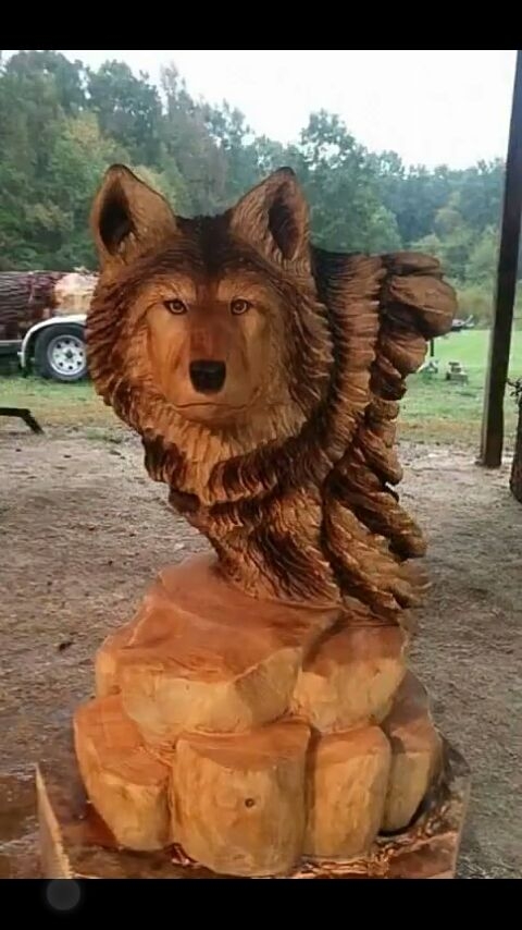 the wooden art