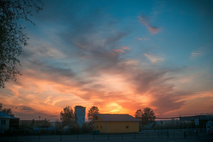 закат