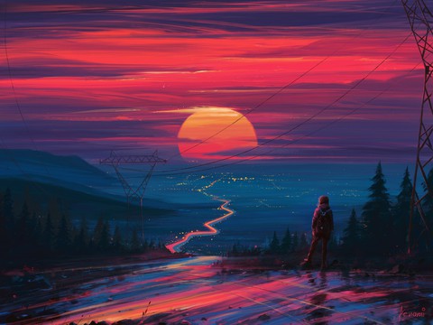 sunset