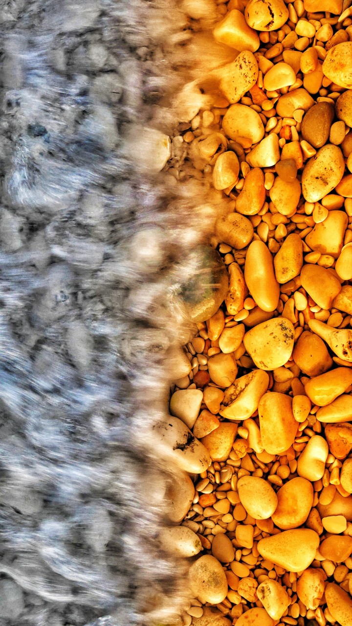 Stones in the sea