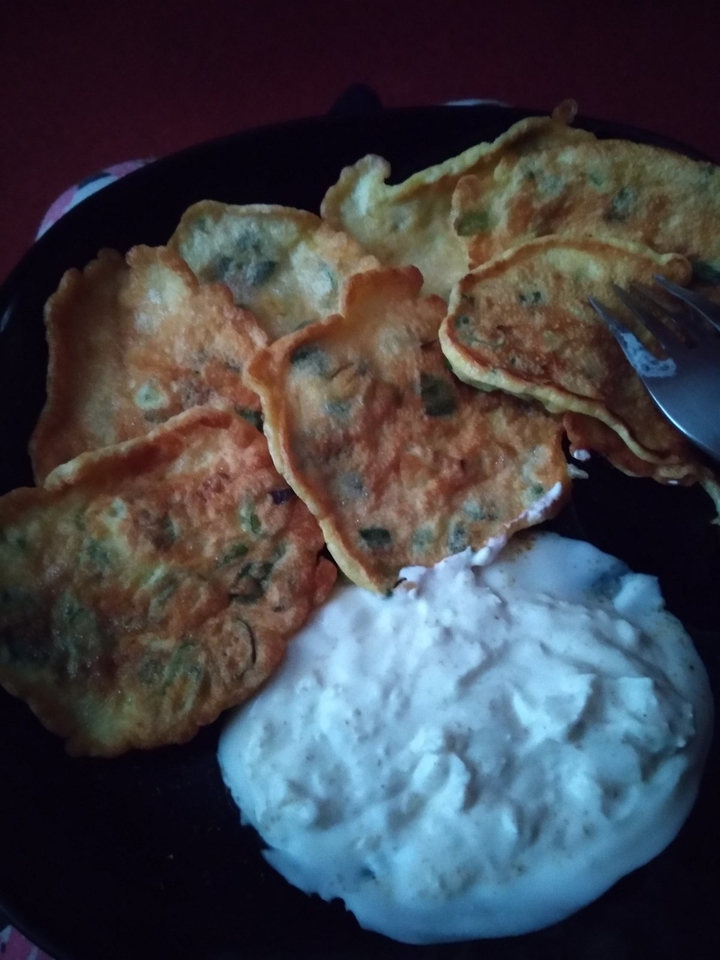 Оладьи с кабачков