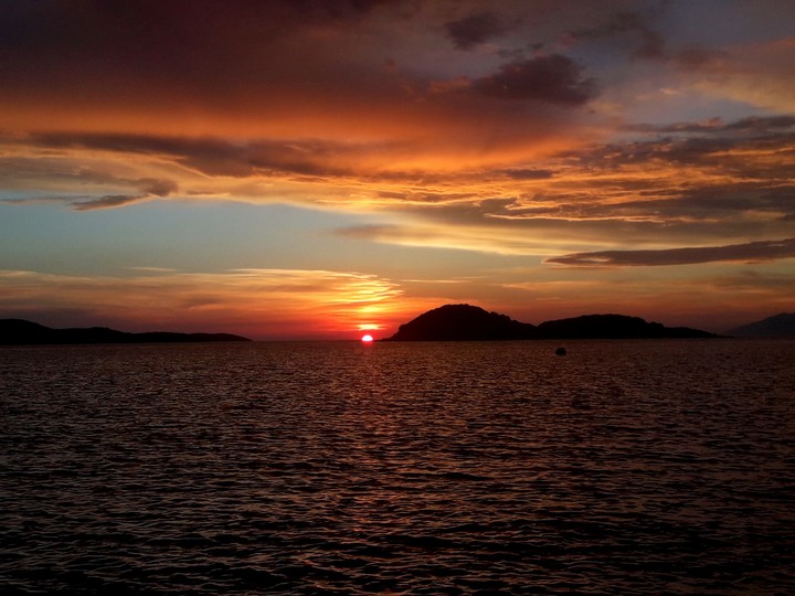 Albania sun cloudy sea