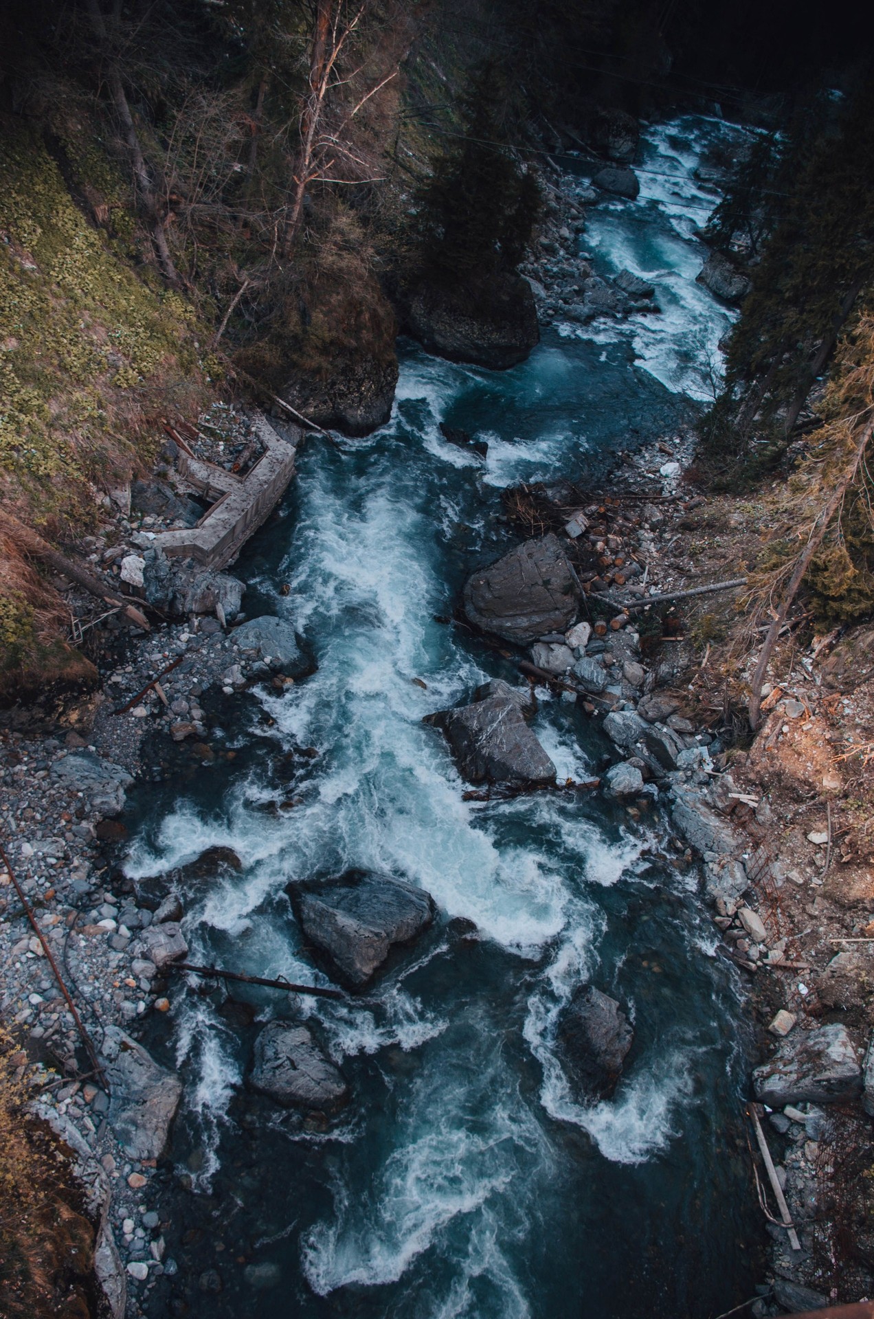 ταπετσαρίες freezing, watercourse