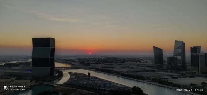 sunset from doha