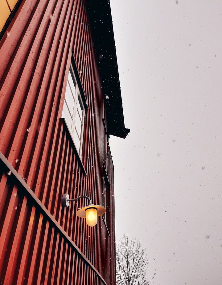 Snowing