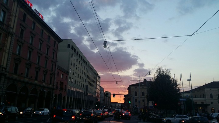sunset urban