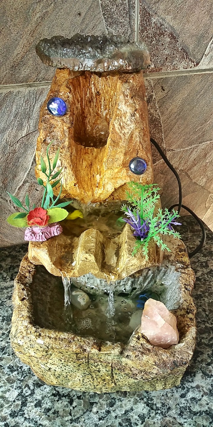 stone water fountain