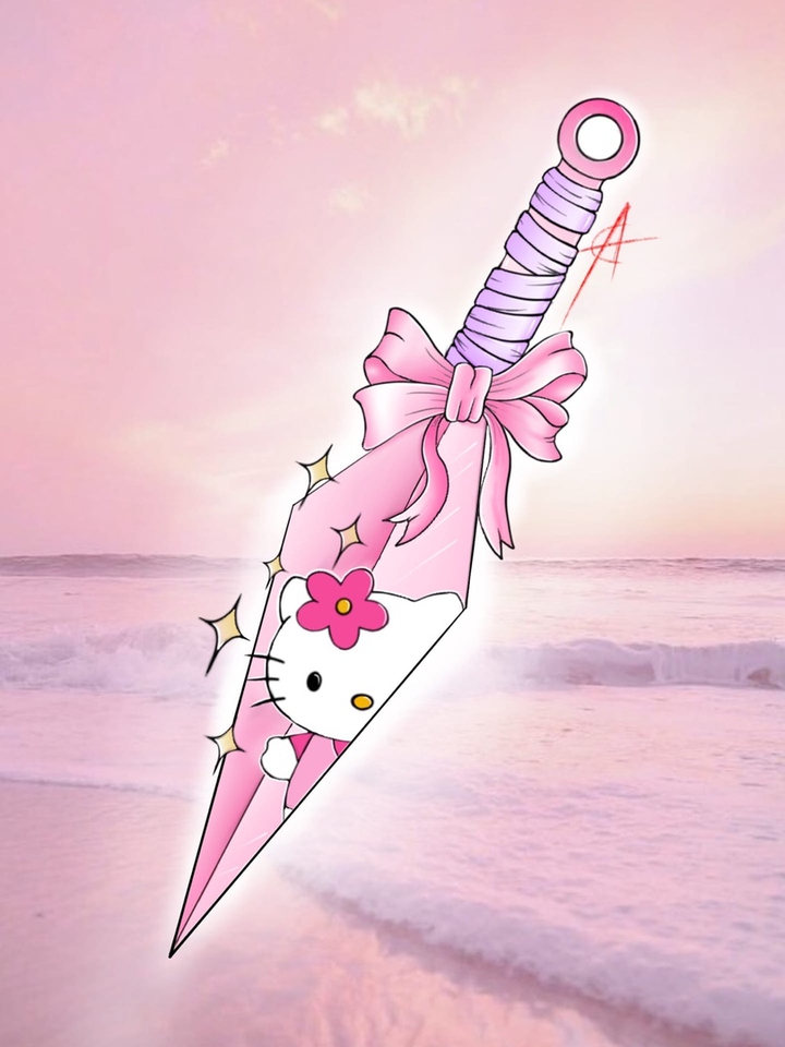 hello kitty kunai