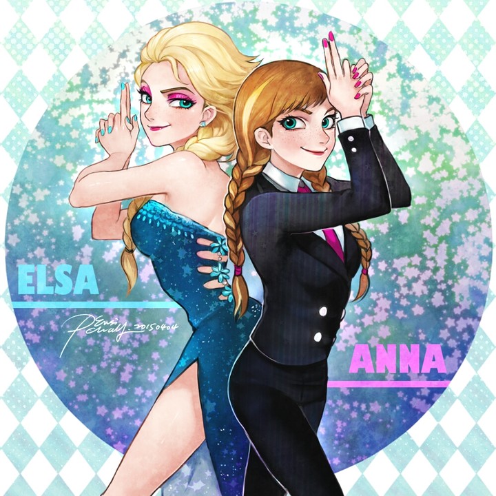 Elsa and anna frozen
