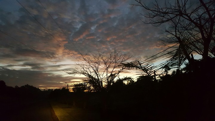 sun set..