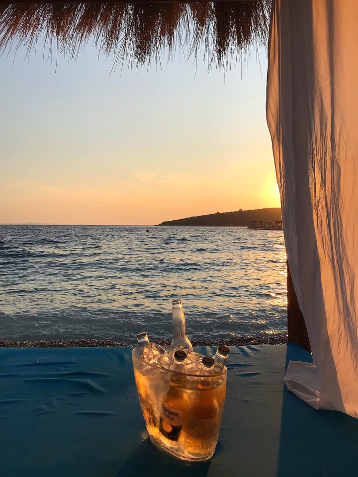 corona and sunset