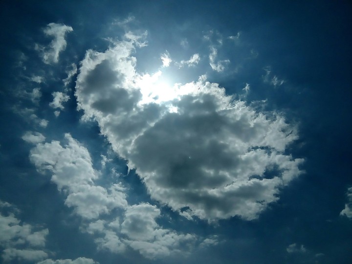 blue skies