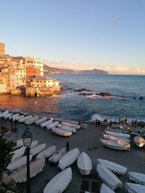 genoa, dusk wallpapers
