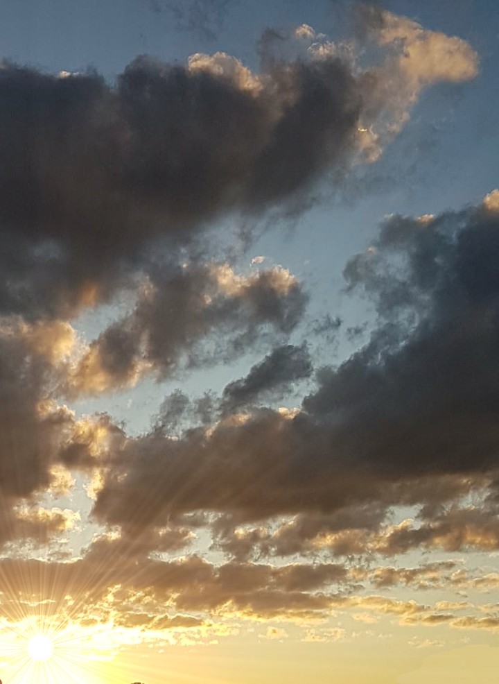 Under the clouds